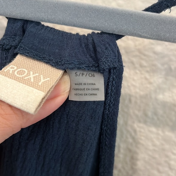 Roxy summer dress in navy size small - Picture 5 of 6